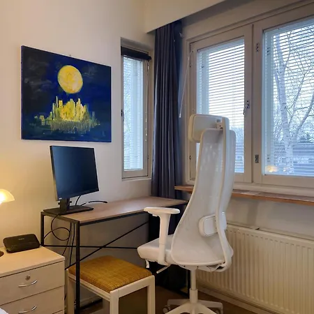 Apartment Private Sauna & Free Parking Spacious 1br Near Airport No Elevator